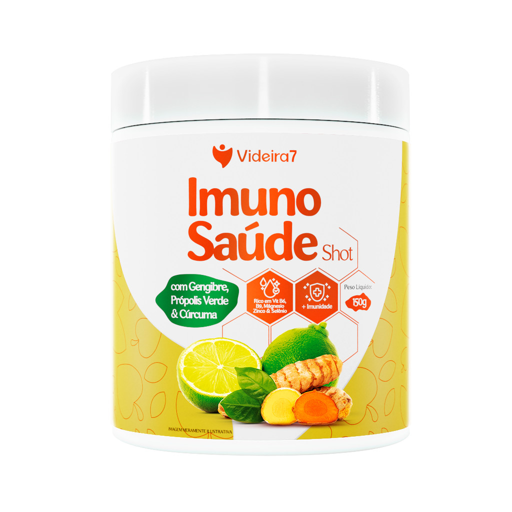 Imuno Saúde Shot (Vitaminas, Selênio, Curcumina) - 150G - Health