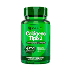 Colágeno Tipo II com Vitaminas e Minerais 40mg 60 CÁPSULAS
