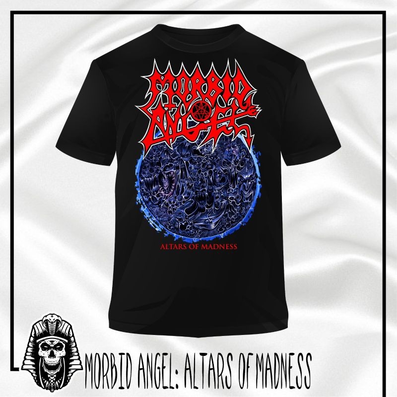 CAMISETA MORBID ANGEL ALTARS OF MADNESS DEATH METAL