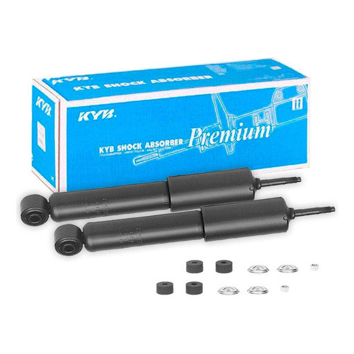 Kit Par 2 Amortecedores Dianteiros Kayaba KYB Nissan Frontier 4x4 2.8 98a06 Kyb Kayaba 1998 a 2006 – Original Completo