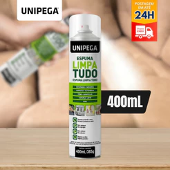 Espuma Limpa Tudo Estofados Carpetes Tênis Camurça 400ml