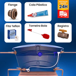 Kit Conexão Para Instalação De Caixa D' Água Premium 25mm (3/4")