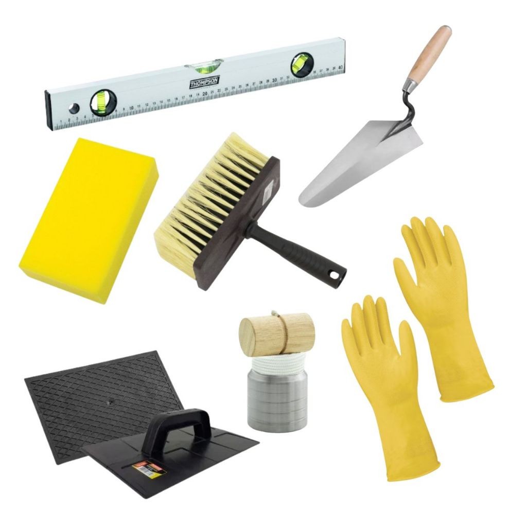 Kit Ferramentas Para Pedreiro, Reboco 7 Peças, Econômico · foto 2