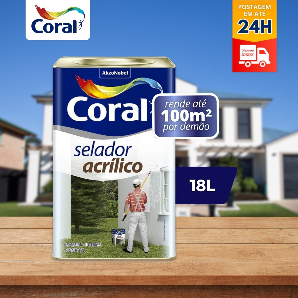 Selador Acrilico Coral 18 Litros