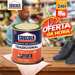 Adesivo de contato extra sem toluol de 730g - CASCOLA