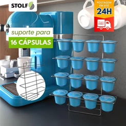 Porta Cápsulas Cafe e Chá Dolce Gusto Suporte Para 16 Lugares