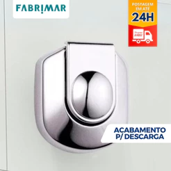 Acabamento Para Válvula Descarga Cromado/Preto Fabrimar