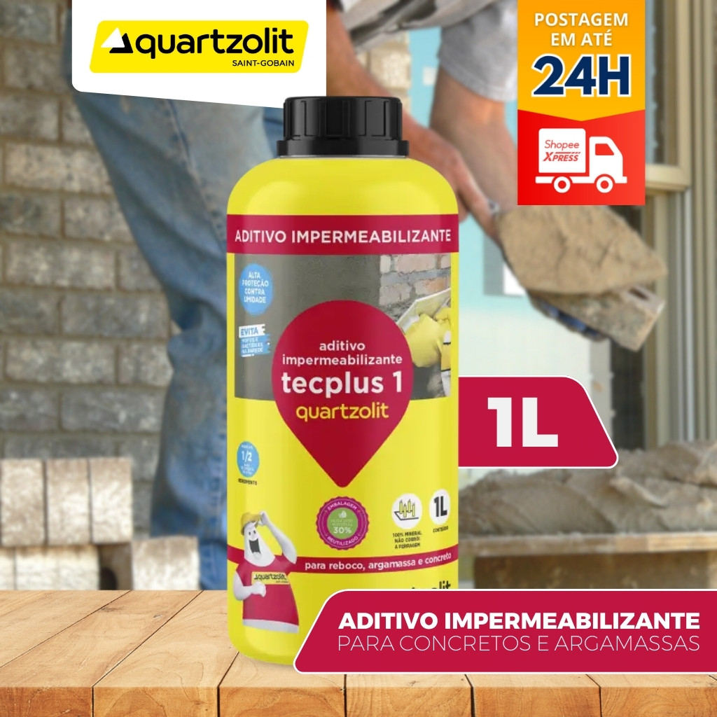 Aditivo Tecplus 1 Quartzolit 1 Litro