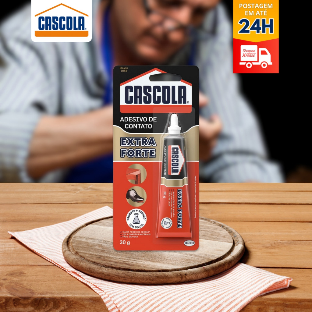 Cola De Contato Adesivo Sapateiro Colar Cascola Bisnaga 30g