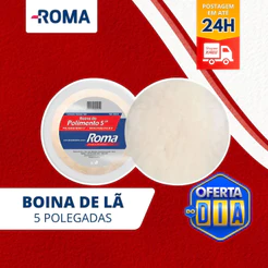 Boina De Lã Para Polimento 5 Politriz E Furadeira Roma
