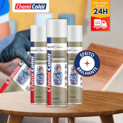 Verniz Spray para Uso Geral Incolor 400ml / 250g ChemiColor