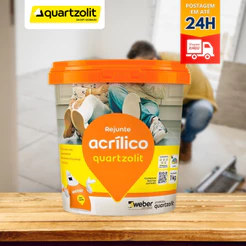 Rejunte Acrílico Branco 1kg - Quartzolit