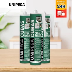 Cola Fixa Cuba Inox, Mármores E Granitos 280ml Unipega