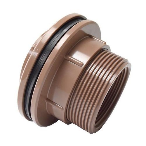 Flange Adaptador 20, 25, 32, 40, 50 e 60mmPara Caixa D’ Água ou Cisterna (MARROM) · foto 2