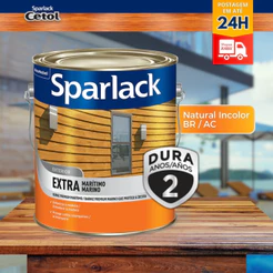 Verniz Extra Marítimo Natural 3,6L - Sparlack