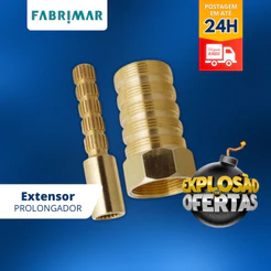 Extensor Prolongador Salva Registro Fabrimar 1/2 E 3/4