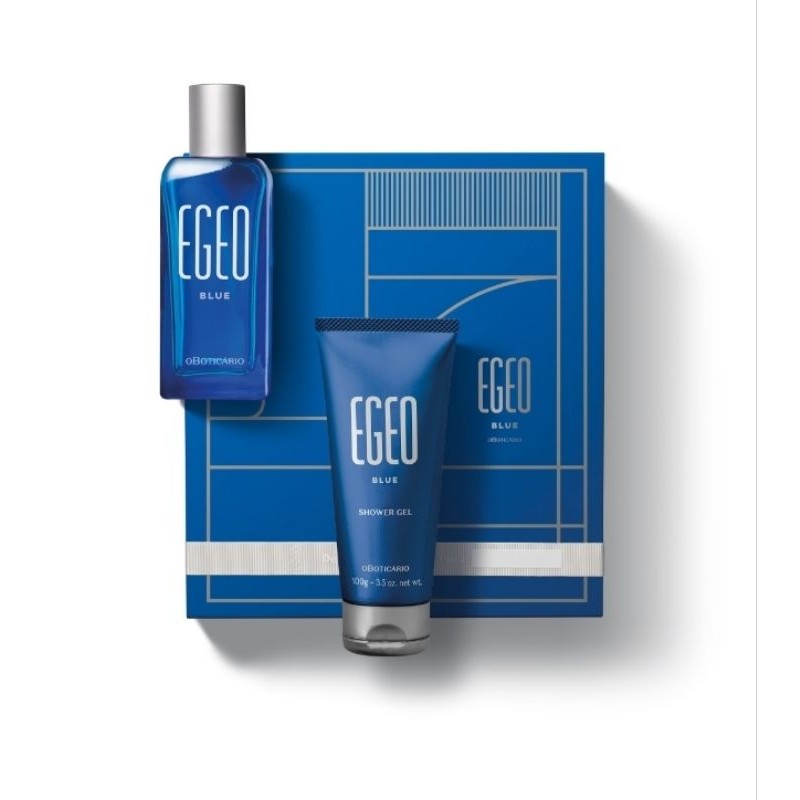 Kit Presente Egeo Blue: Desodorante Colônia 50ml + Shower Gel 100g