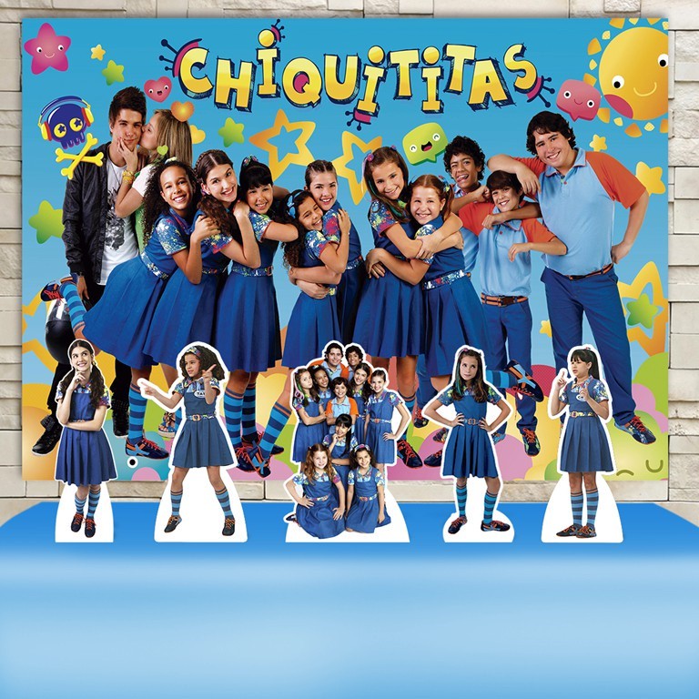 Festa Aniversário Infantil Chiquititas Decoração Kit Prata