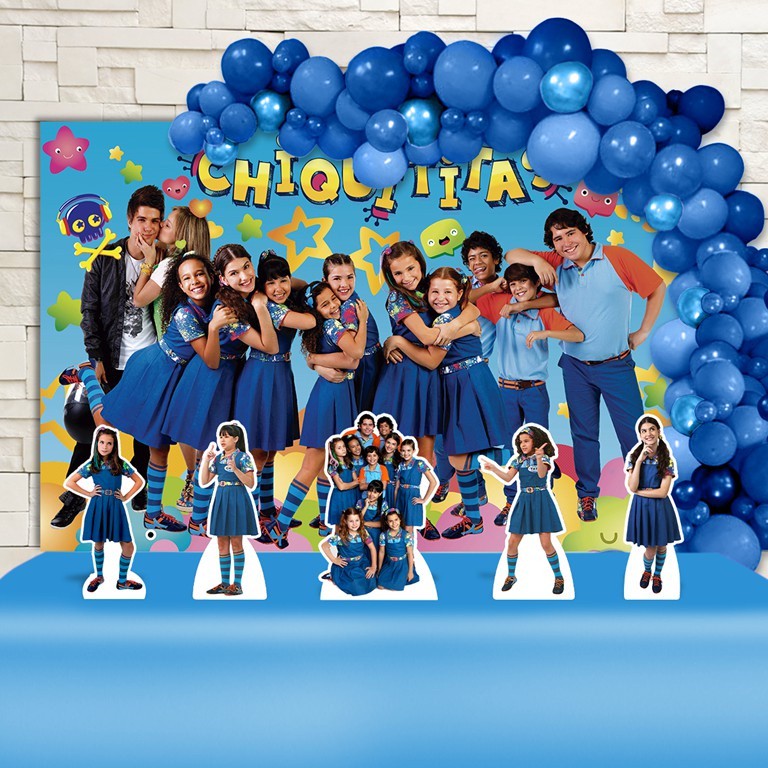 Festa Aniversário Infantil Chiquititas Cenários Kit Ouro