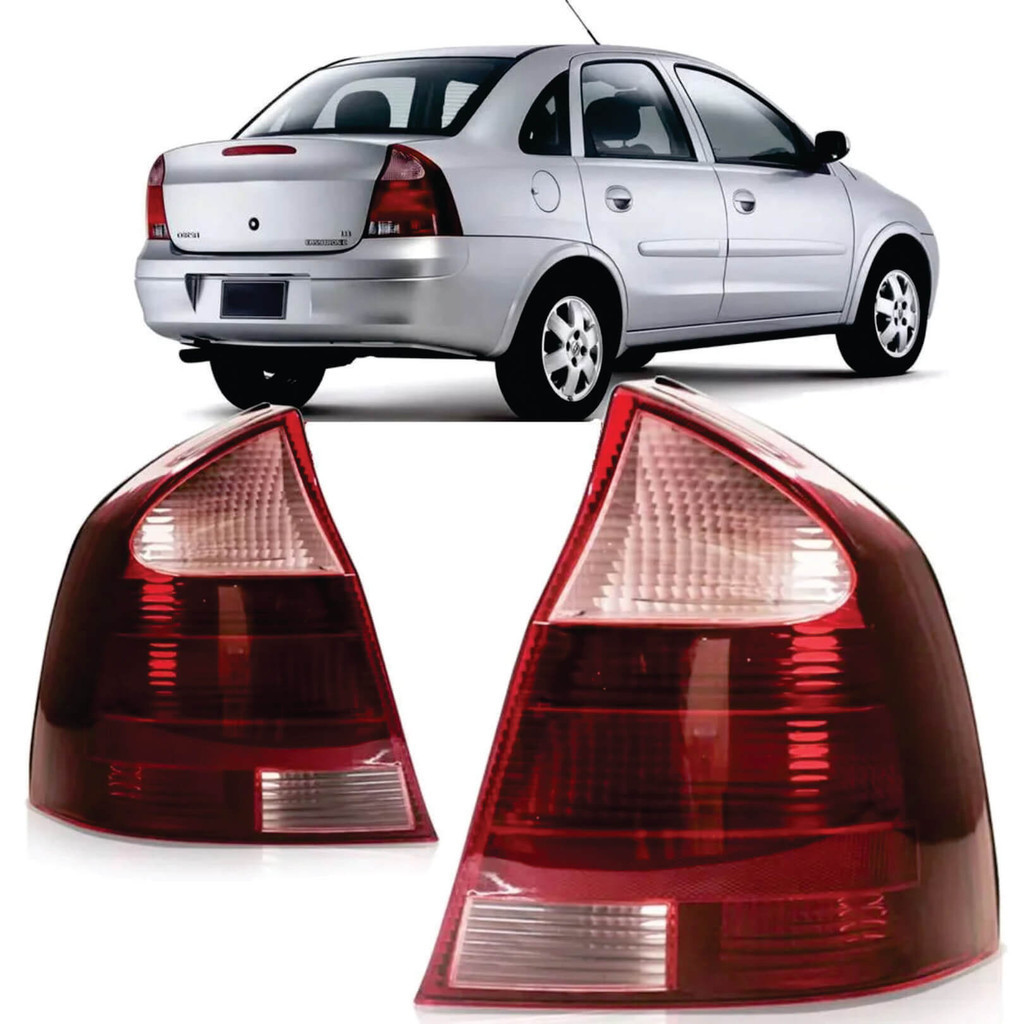 Lanterna Traseira Corsa Sedan Ré Rosa (2008/2012) - Original ARTEB
