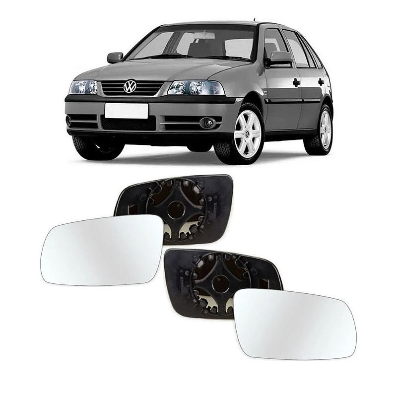 Lente Retrovisor Gol/Saveiro/Parati/Santana G3 com Vidro e Base (2000/2005) - BLAWER
