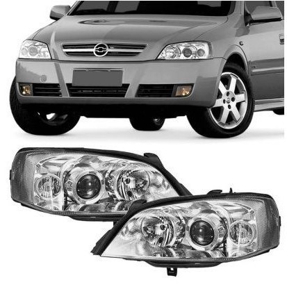 Farol Astra com Motor de Regulagem 2003 2004 2005 2006 2007 2008 2009 2010 Original ARTEB