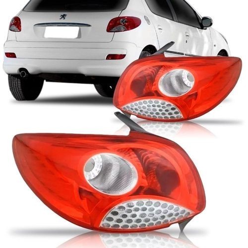 Lanterna Traseira Peugeot 207 Sedan Ré Prata (2011/2015) - FITAM