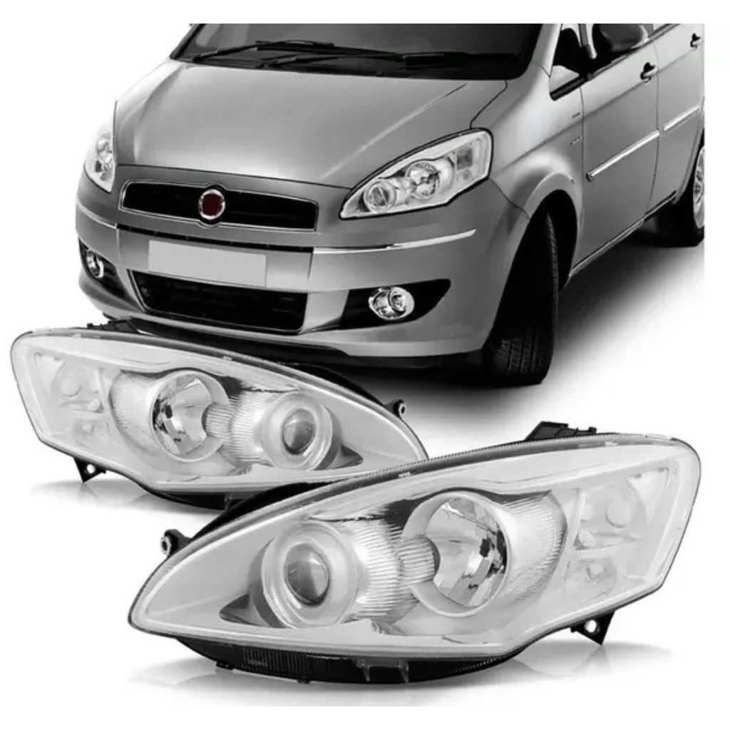 Farol Idea Adventure Moldura Cinza (2011 em Diante) - Original MAGNETI MARELLI
