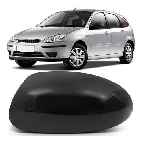 Capa Retrovisor Focus Preto Liso (2000/2008) - Original FICOSA