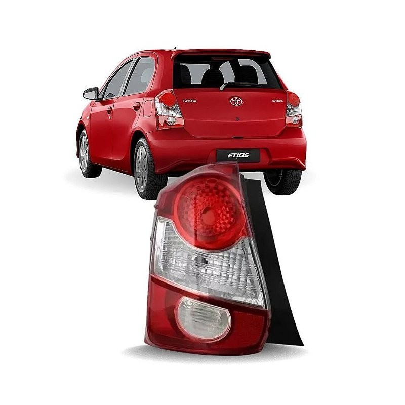 Lanterna Traseira Etios Hatch Bicolor Sem Ré 2013/2015 FITAM