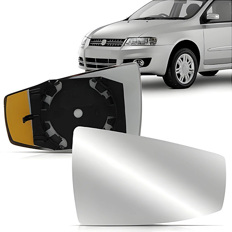 Lente Retrovisor Stilo com Base e Pisca 2008 2009 2010 2011 2012 - Original FICOSA