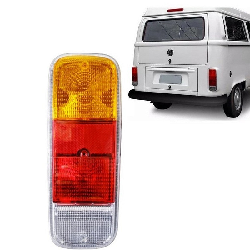 Lente Lanterna Traseira Kombi Clipper Tricolor (1976/1997) - ARTMOLD