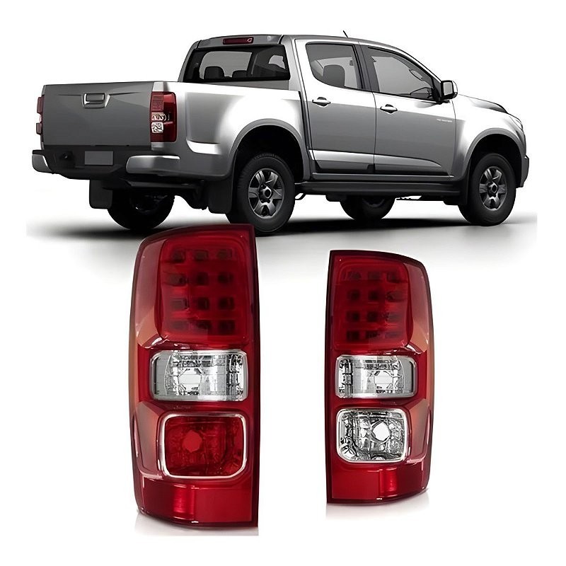 Lanterna Traseira S10 com LED e Neblina (2012/2016) - Original ARTEB