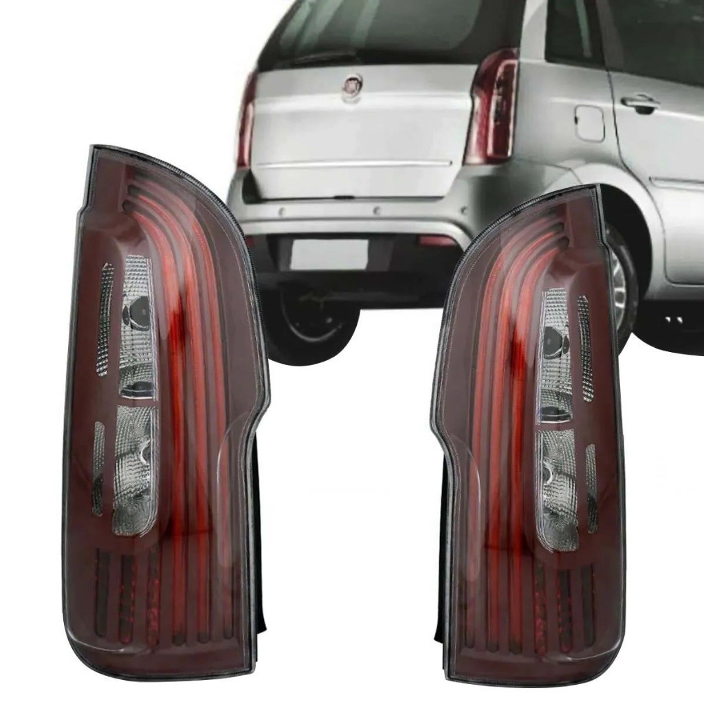 LANTERNA TRASEIRA IDEA 2011/2016 FUME MOLDURA CINZA - MAGNETI MARELLI