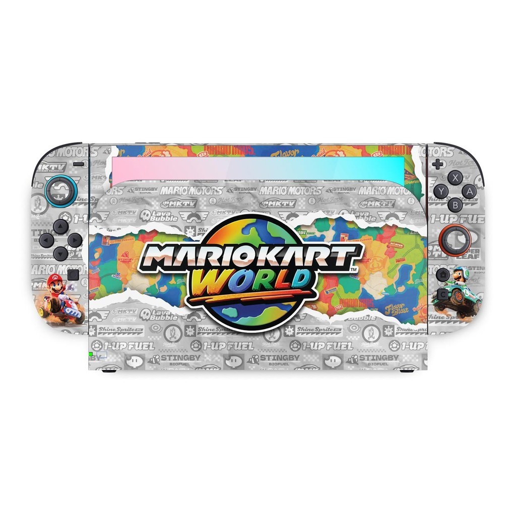 Skin Anti-Rage Nintendo Switch 2 Adesivo - Mario Kart World