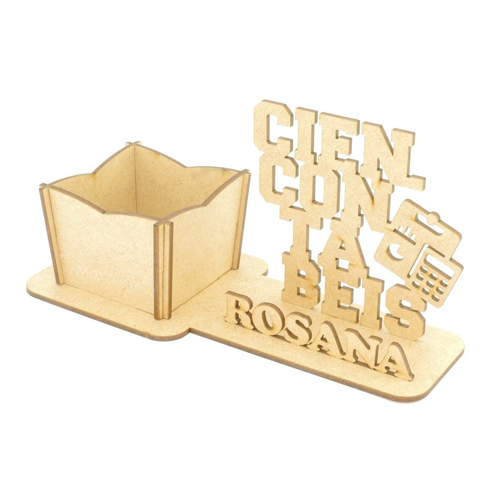 10 Porta Flores Centro de Mesa Personalizado - Ciências Contábeis