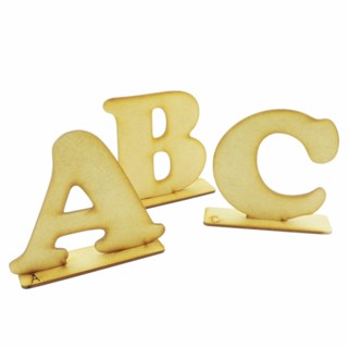 Letras de Mesa em MDF 10cm de Altura - Para Escolher em Oferta na Shopee