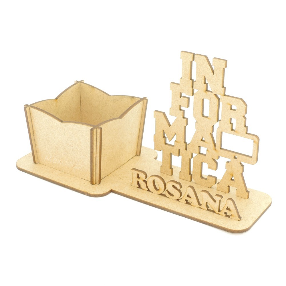 10 Porta Flores - Display Personalizado Mdf - Informática