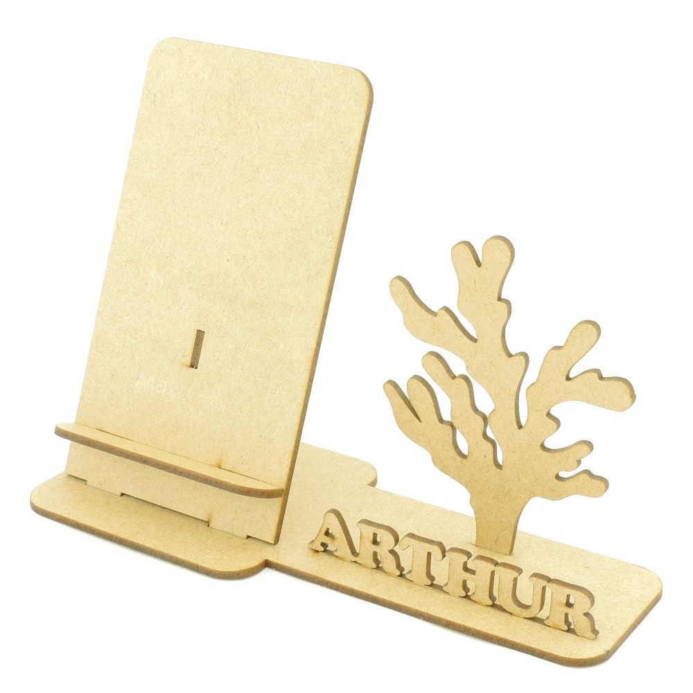 10 Porta Celular Personalizado Mdf - Display Fundo do Mar