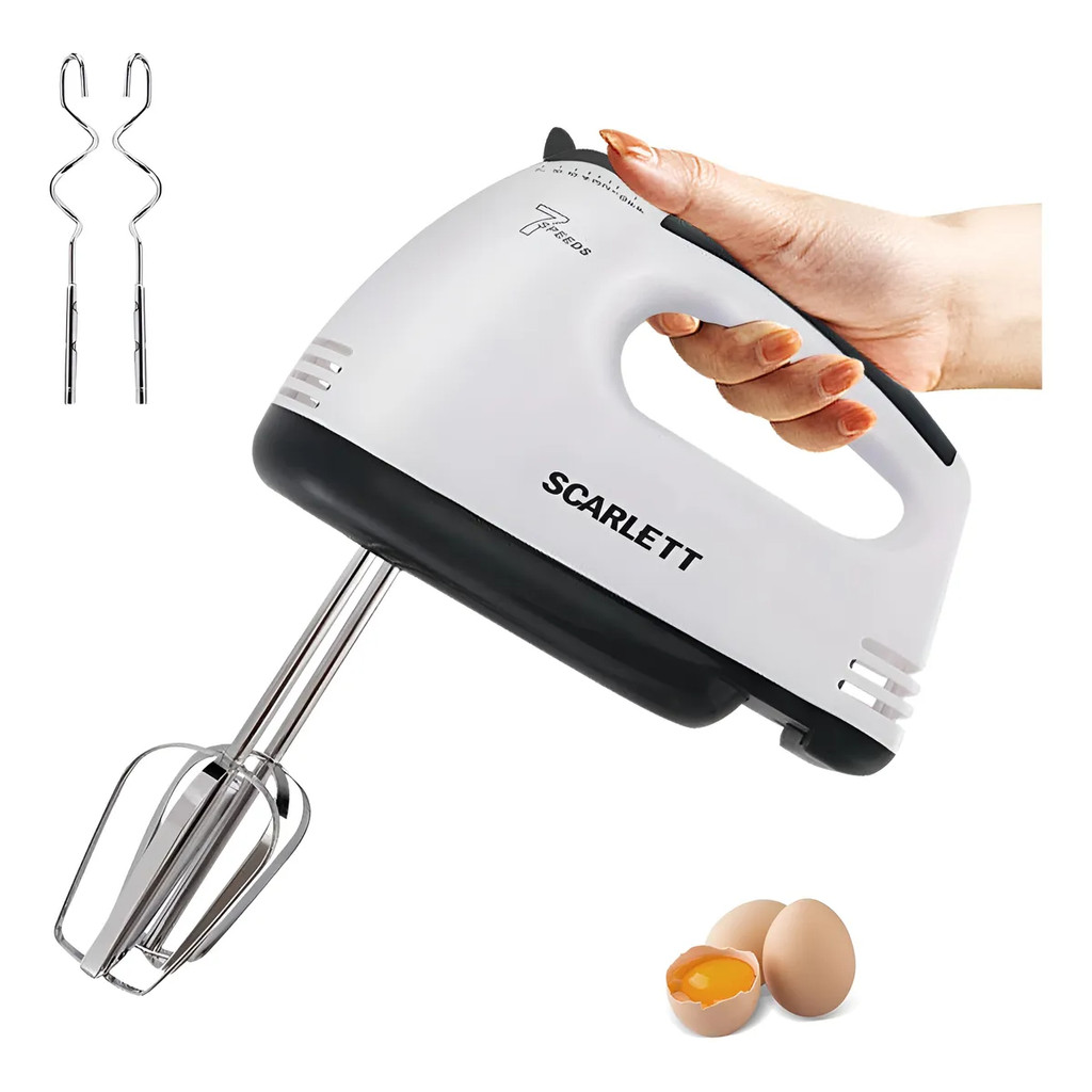 110V 260W Batedeira De Mão Elétrica Bolo Chantilly 7 Velocidades Batedeira Massa Bolo Ovos em Oferta na Shopee