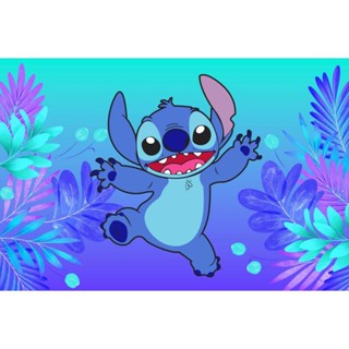 Painel em Lona Decoração Festa Stitch em Oferta na Shopee