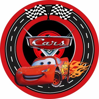 Painel Redondo em Lona Festa Carros Relampago Mcqueem em Oferta na Shopee