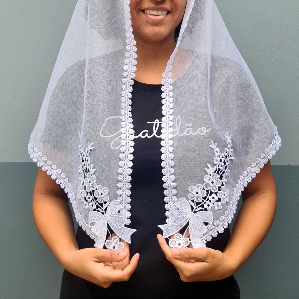 VÉU CCB MARIA COM APLICAÇÃO - CONGREGAÇÃO CRISTÃ NO BRASIL