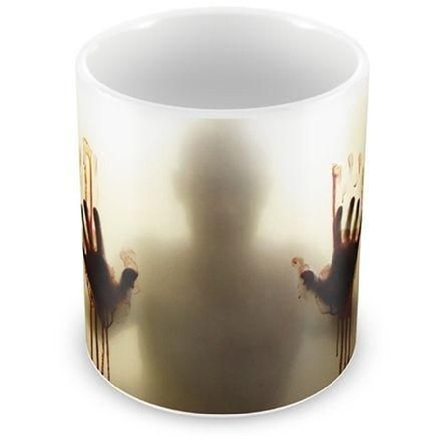 Caneca Branca The Walking Dead Logo Filmes Zumbi Znation Logo
