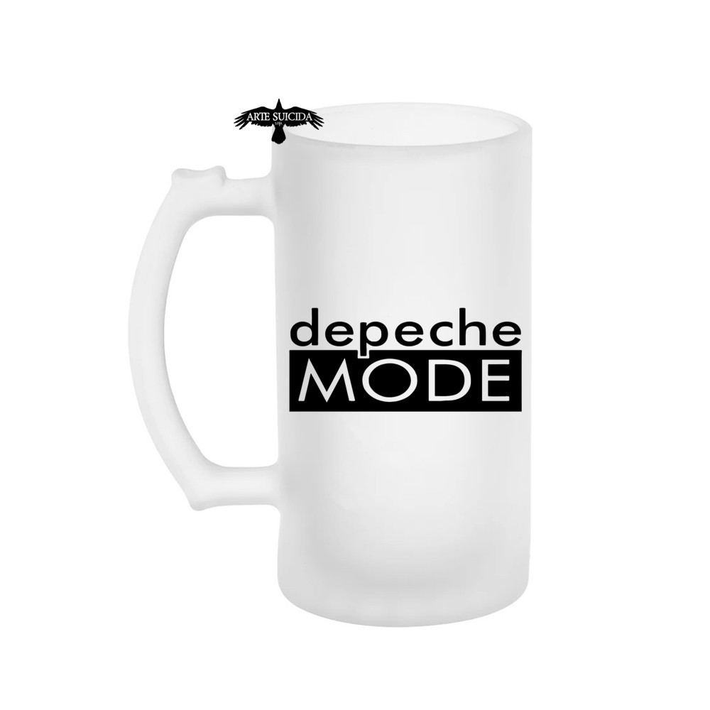 Caneca de chopp jateada bandas goticas depeche mode gotico rock