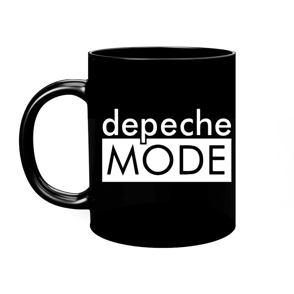 Caneca Preta bandas goticas rock new wave Depeche Mode