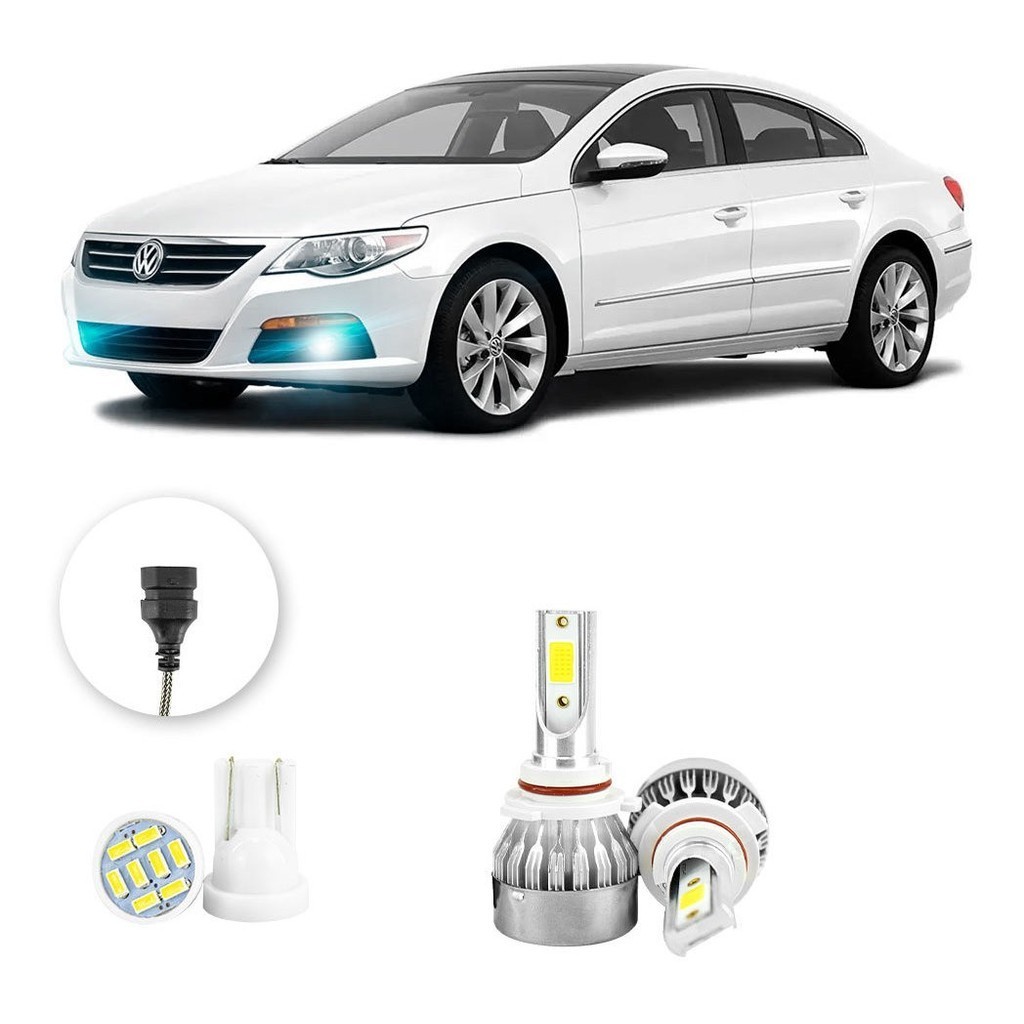 Lampada Farol Milha Led Volkswagen Passat 2006/2010 20000lm