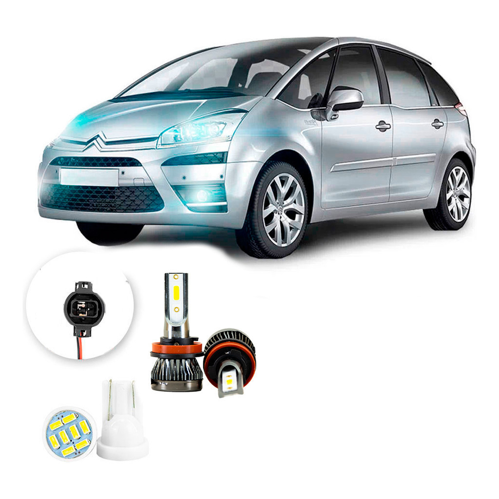 Ultra Led Nano 22000lm Citroen C4 Picasso 2006-2014 Milha em Oferta na Shopee