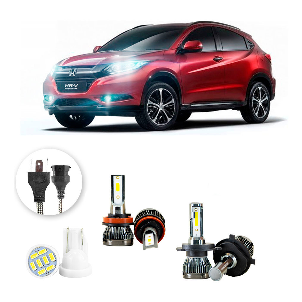 Ultra Led Nano Honda Hr-v Hrv 2015-2021 H4 H8 22000lm em Oferta na Shopee