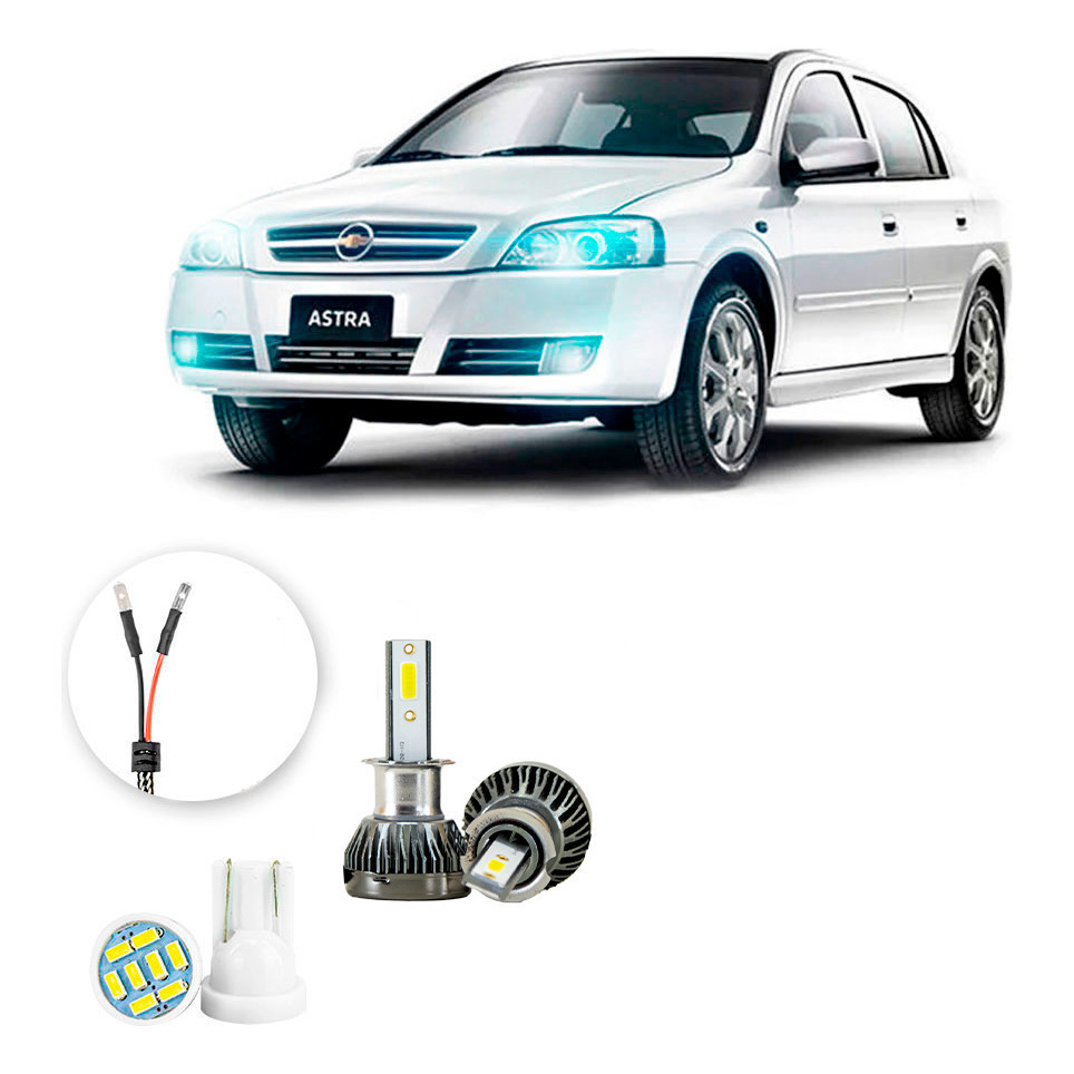Ultra Led Nano 22000lm Chevrolet Astra 2003-2012 Farol Milha